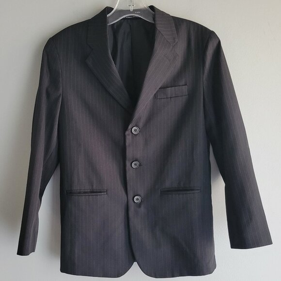 Dockers Other - Dockers Pinstripe Youth Black Blazer Size 12 Reg